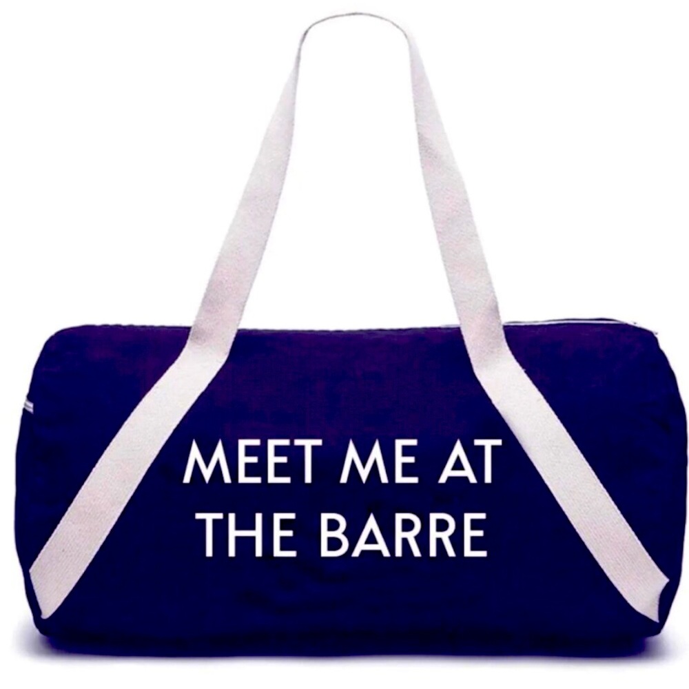 Meet Me at the Barre Denim Tote Bag